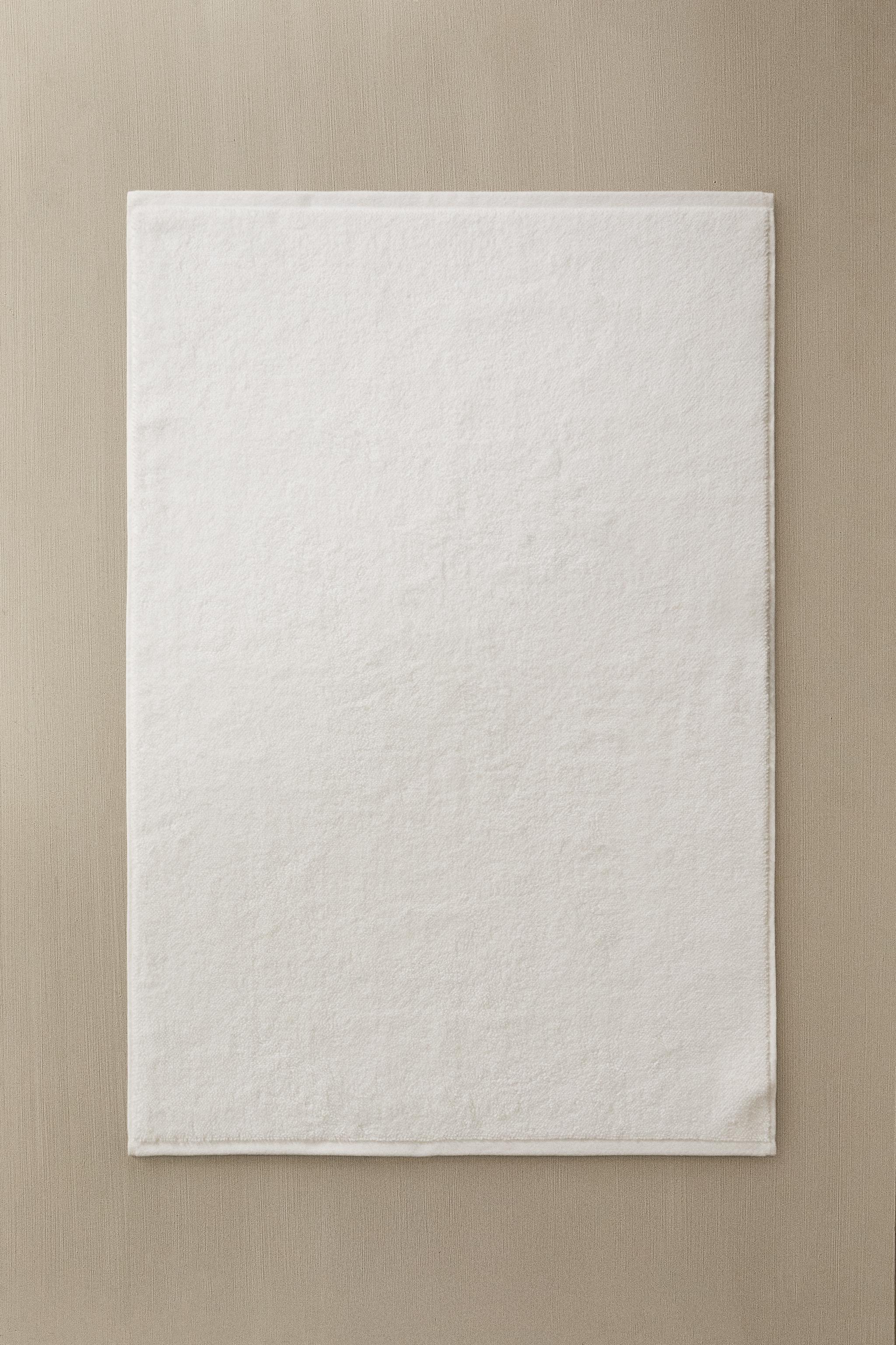 COTTON RICE STITCH BATH MAT